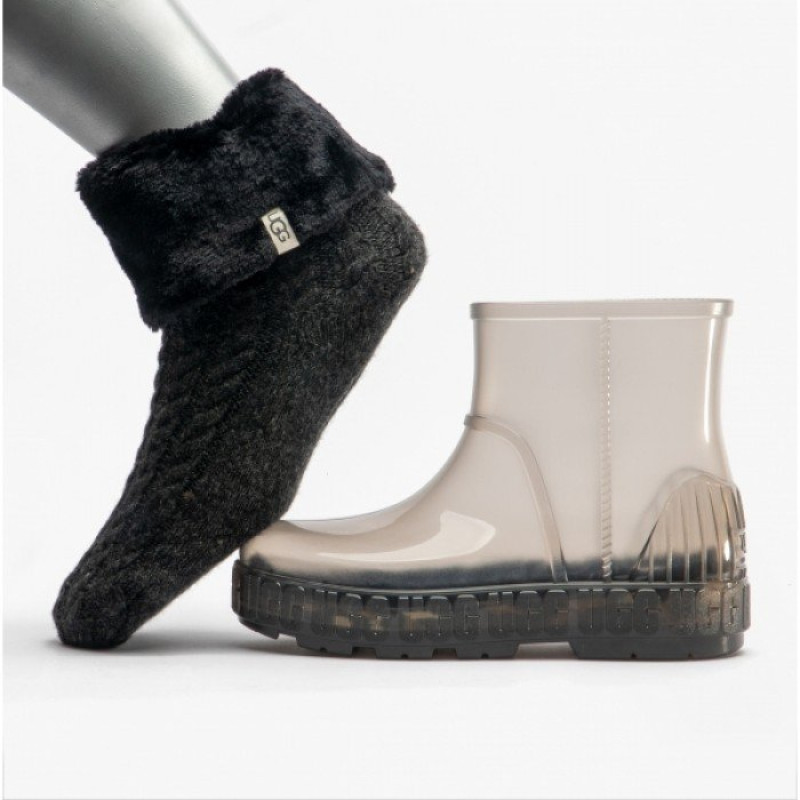 DRIZLITA CLEAR BOOT - Black