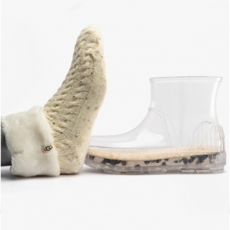 DRIZLITA CLEAR BOOT - White