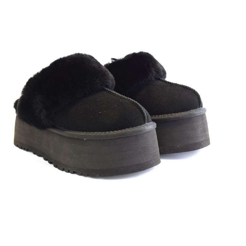 Funkette Suede Platform - Black