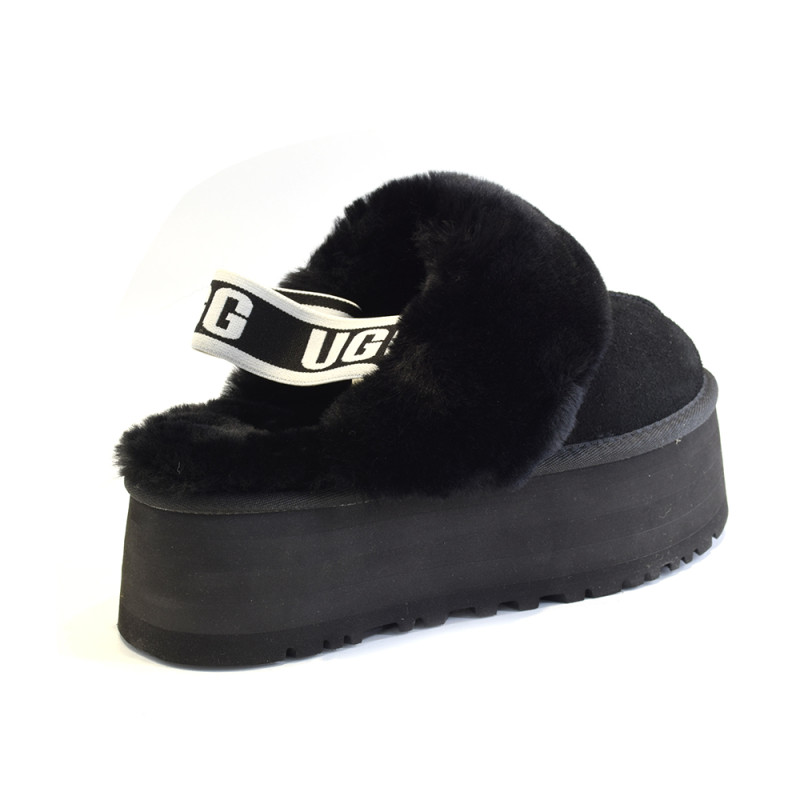 Funkette Suede Platform - Black