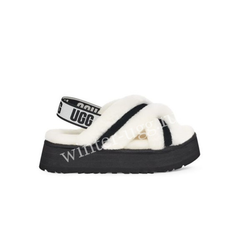 Disco Cross Slide - White