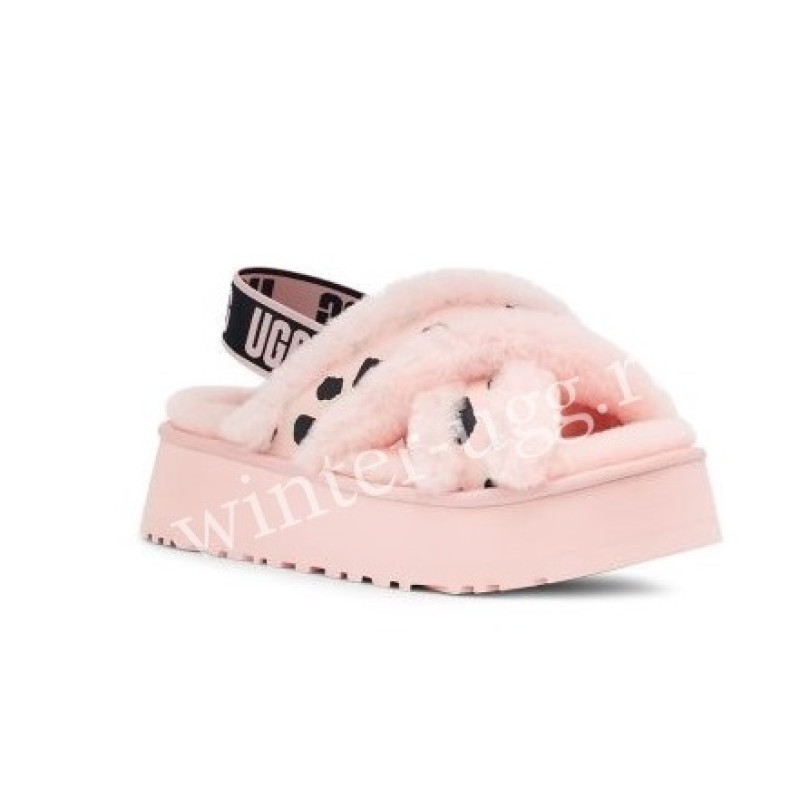 Disco Cross Slide Animalia - Pink