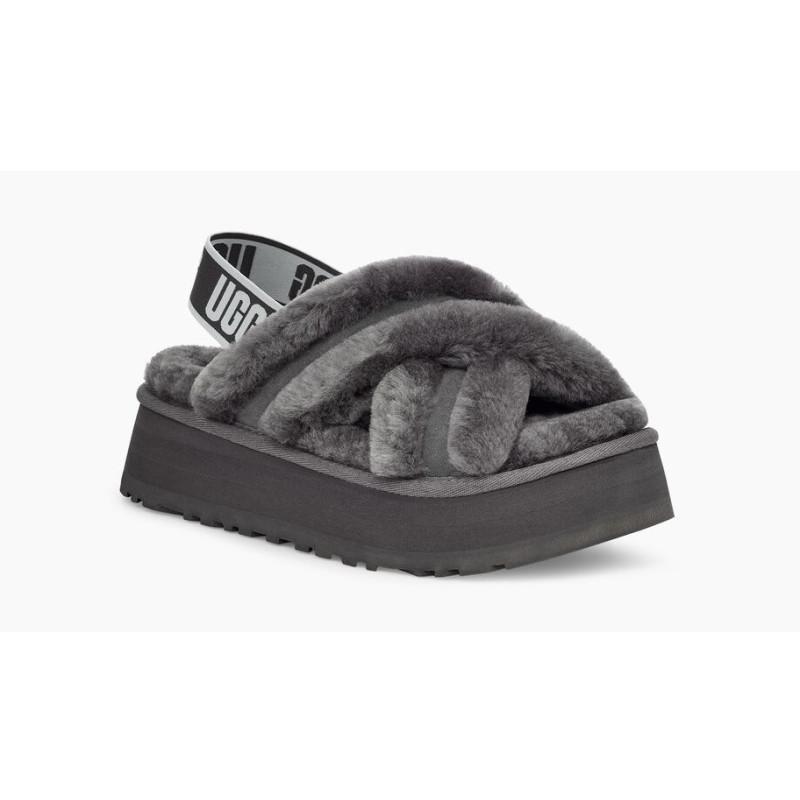 Disco Cross Slide - Charcoal