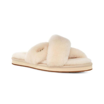  Меховые тапочки UGG Slippers Ayana - Sand