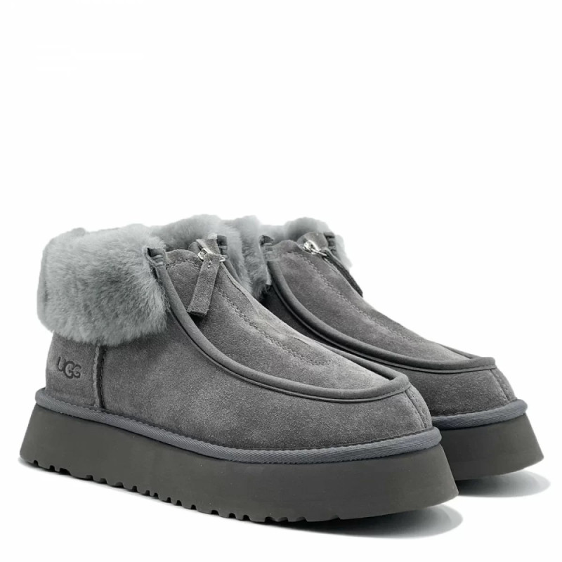 Funkette Platform Boots - Grey